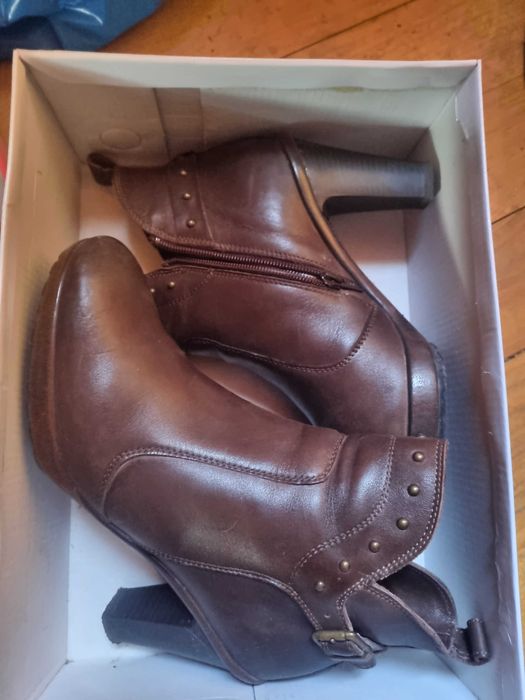 Botine piele naturala