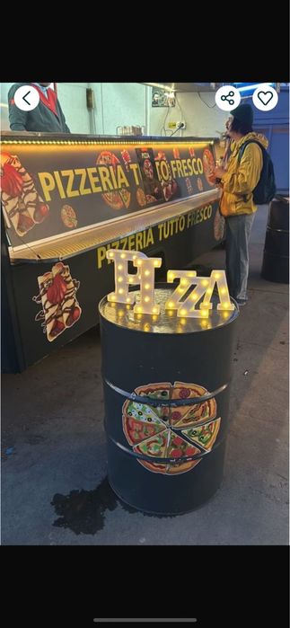 Food truck complet echipat pizza, burgeri , clatite