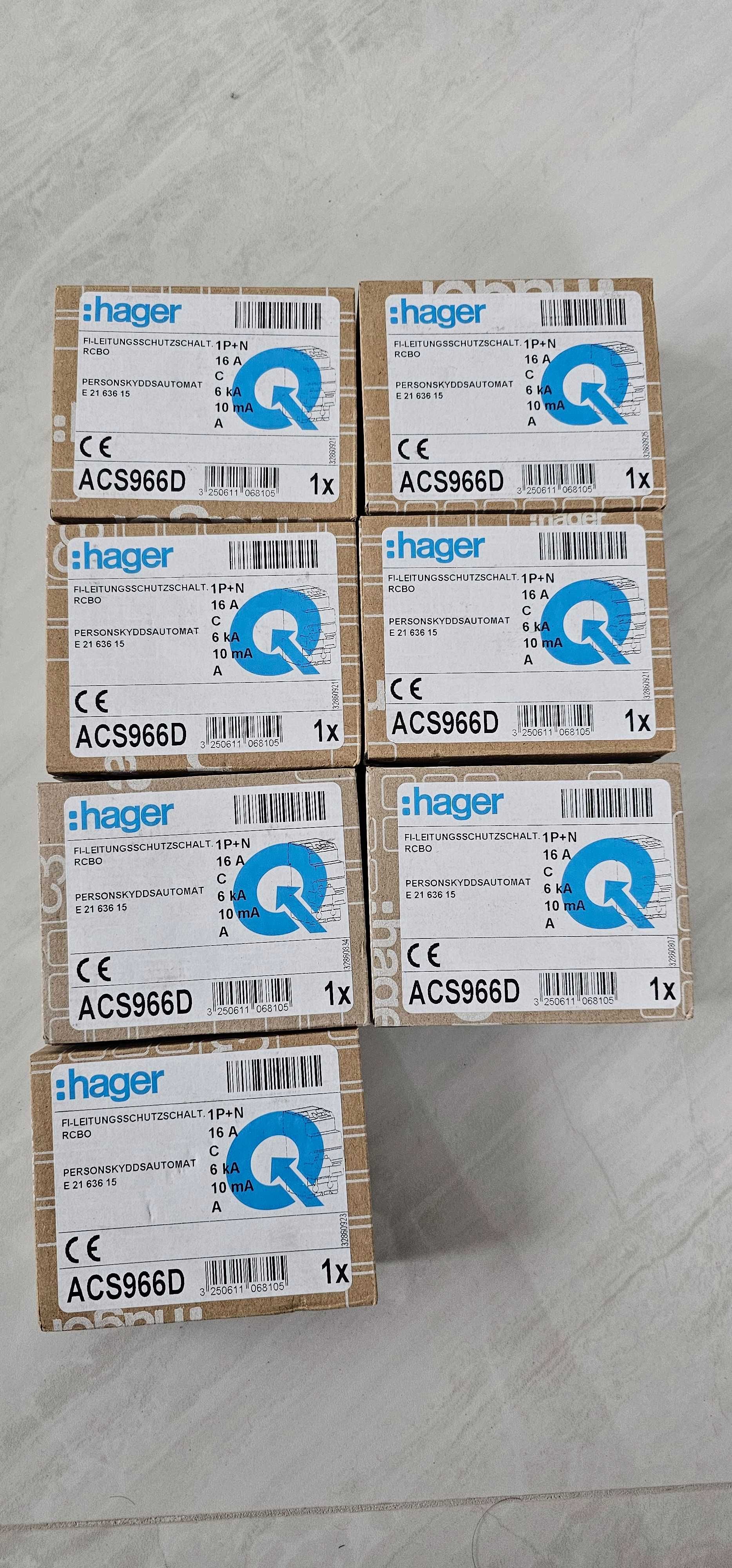Rcbo hager quick connect 10ma