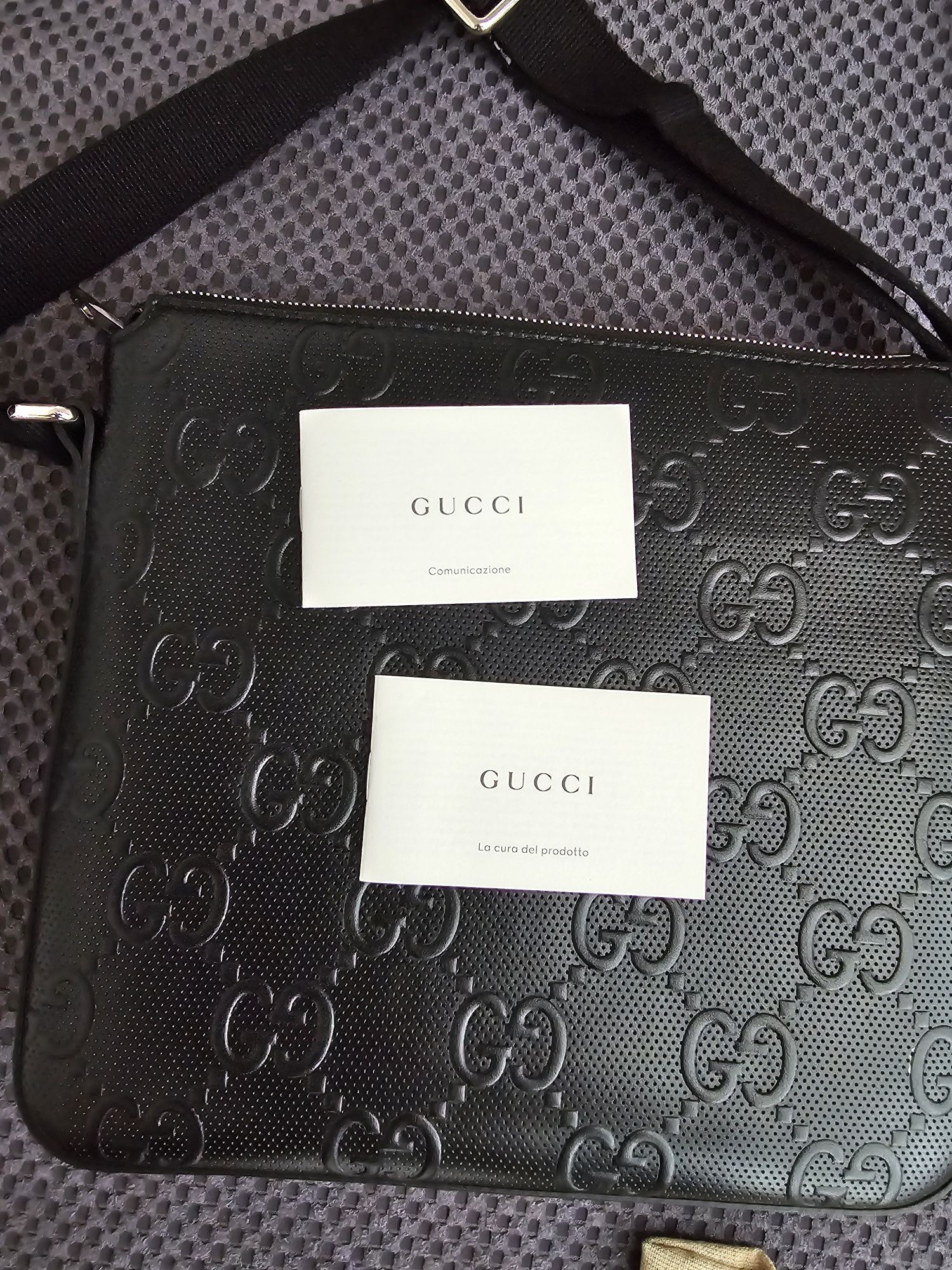 Оригинална мъжка чанта Gucci