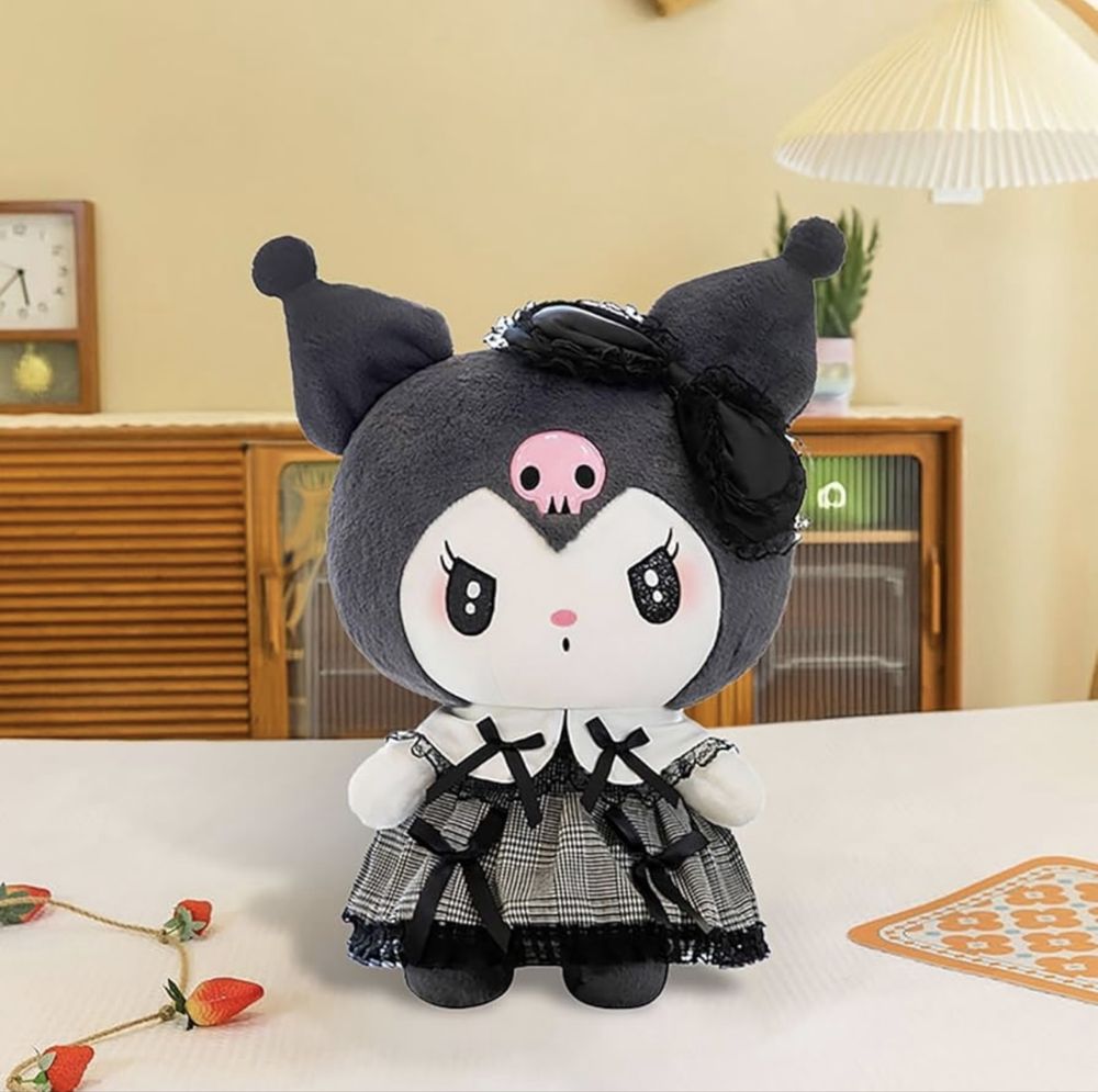 Голяма Плюшена играчка Куроми 40см, Hello Kitty Kuromi