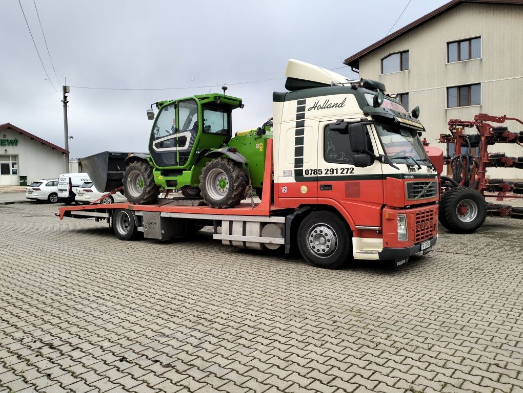 Tractari Auto GIURGIU transport Utilaje Cap tractor 8×4 bascula traile
