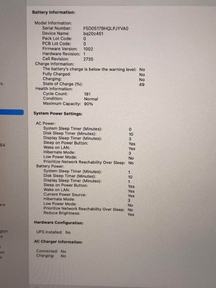 MacBook Air 13.3 inch, 8gb RAM, 256gb SSD.