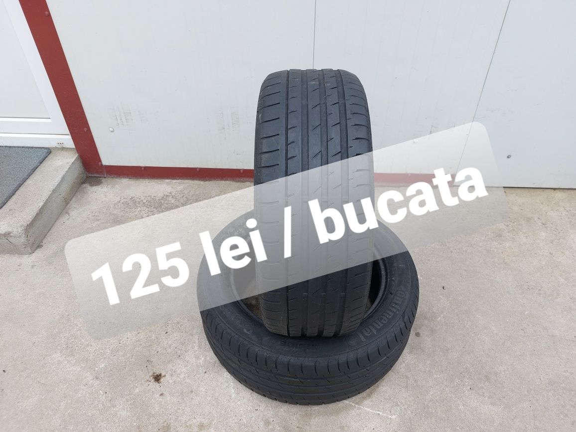 125 lei bucata! Doua anvelope de vara RFT 245 50 18 Continental
