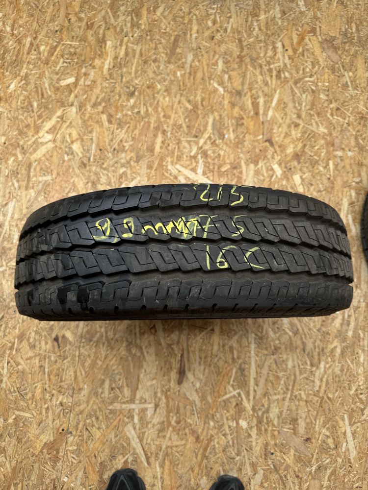 2 x Cauciucuri Continental 215/75 R16C – 7mm profil, DOT 2018