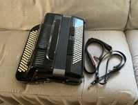 Acordeon Farfisa Syntaccordion SA12M vintage cu cutie originală Italia