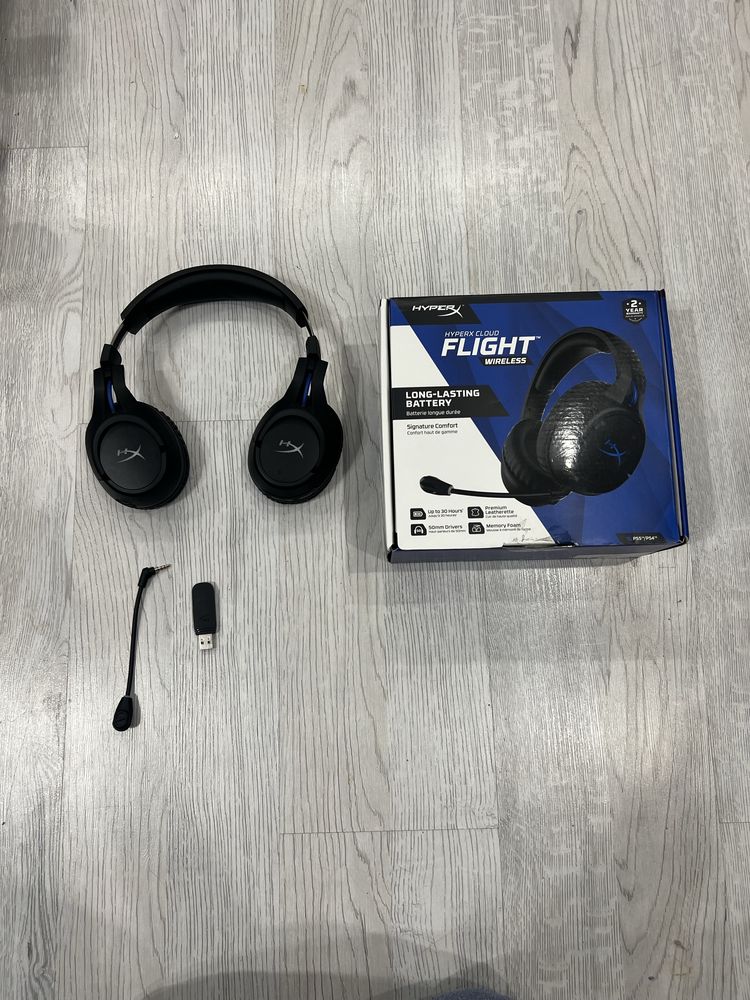 Гейминг слушалки HyperX - Cloud Flight,