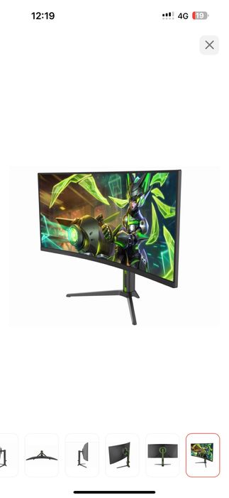 Игровой монитор 34” VecorSonic M344K165 — 3440×1440, 165 Гц