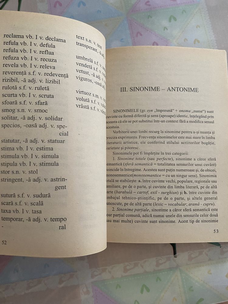 Dictionar omonime paronime sinonime antonime-Zorela Creta