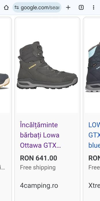 Ghete trekking LOWA Ottawa goretex gtx marimea 46,5