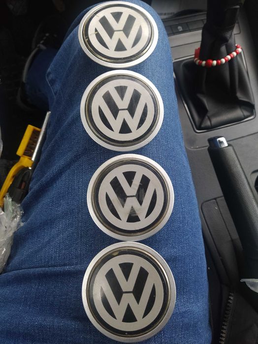 Capace originale Volkswagen pentru jante de aliaj cu gaura de 66mm