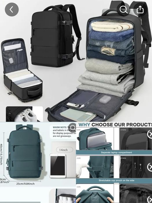 Раници за ръчен багаж нови