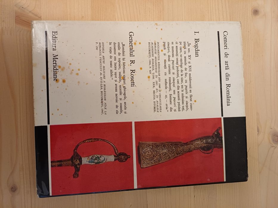 Arme in muzeele din Romania, Ed. Meridiane 1973