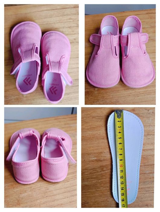 Боси пантофи EF Barefoot Fuxia Slippers номер 26