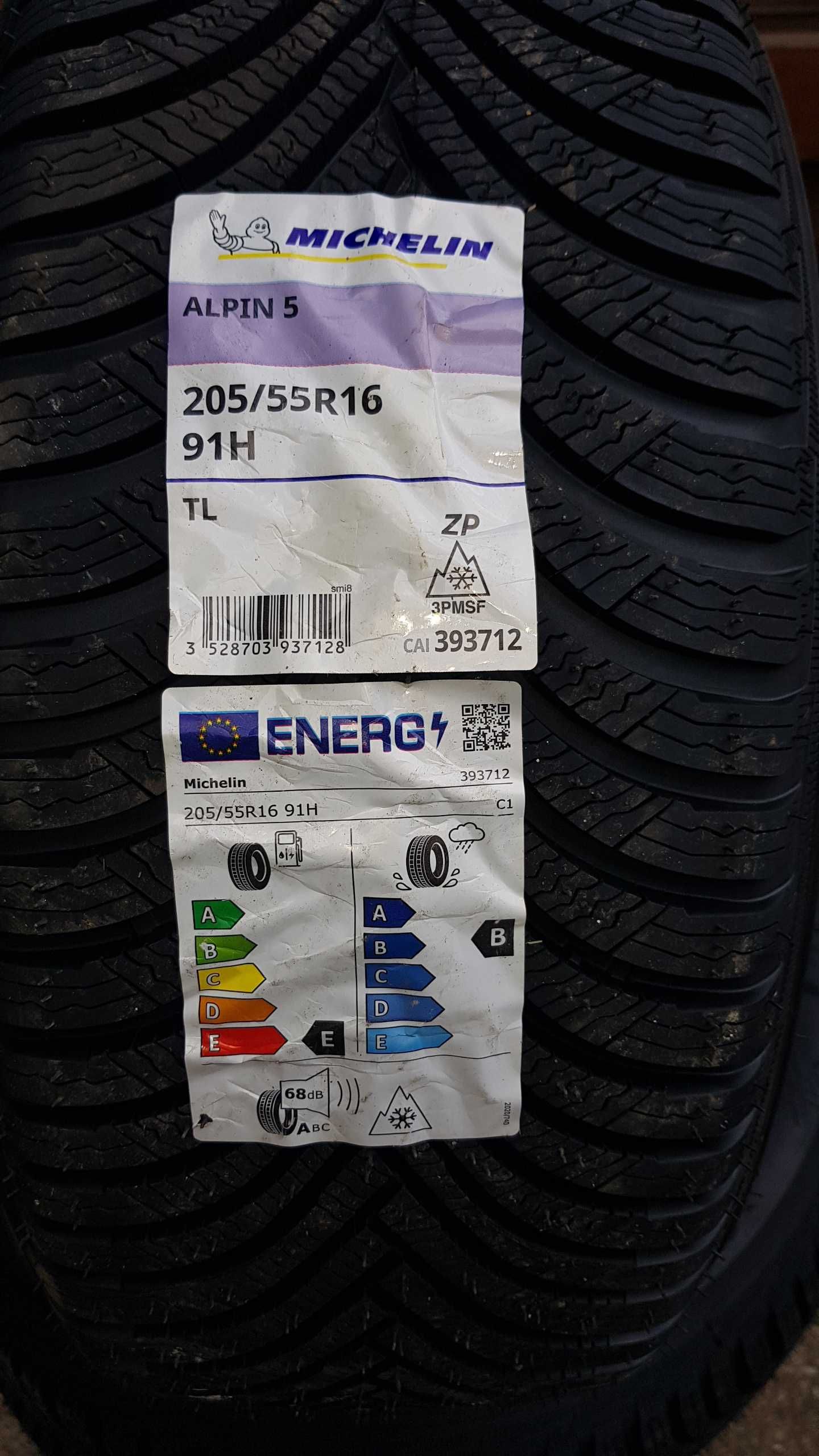 НОВИ зимни гуми MICHELIN ALPIN 5 205/55/16 91H