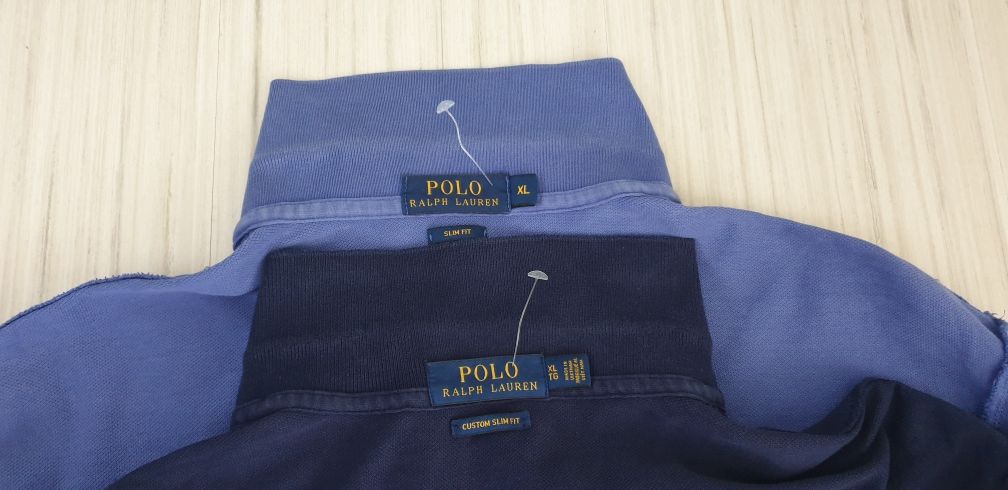 POLO Ralph Lauren Pique Cotton Slim Fit  XL ОРИГИНАЛ 2бр. Мъжки Тениск