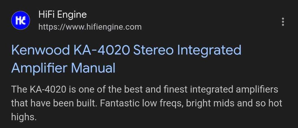 Усилвател Kenwood Ka-4020