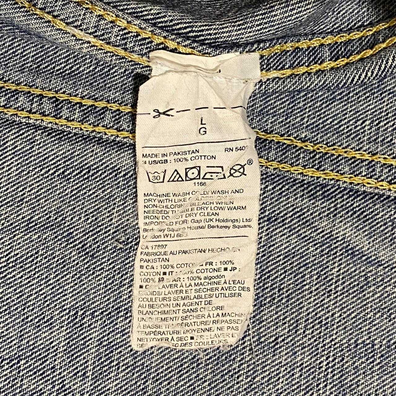 Фирмен. джинсовка от "Gap" original L-ка на 50-52 разм. Unisex