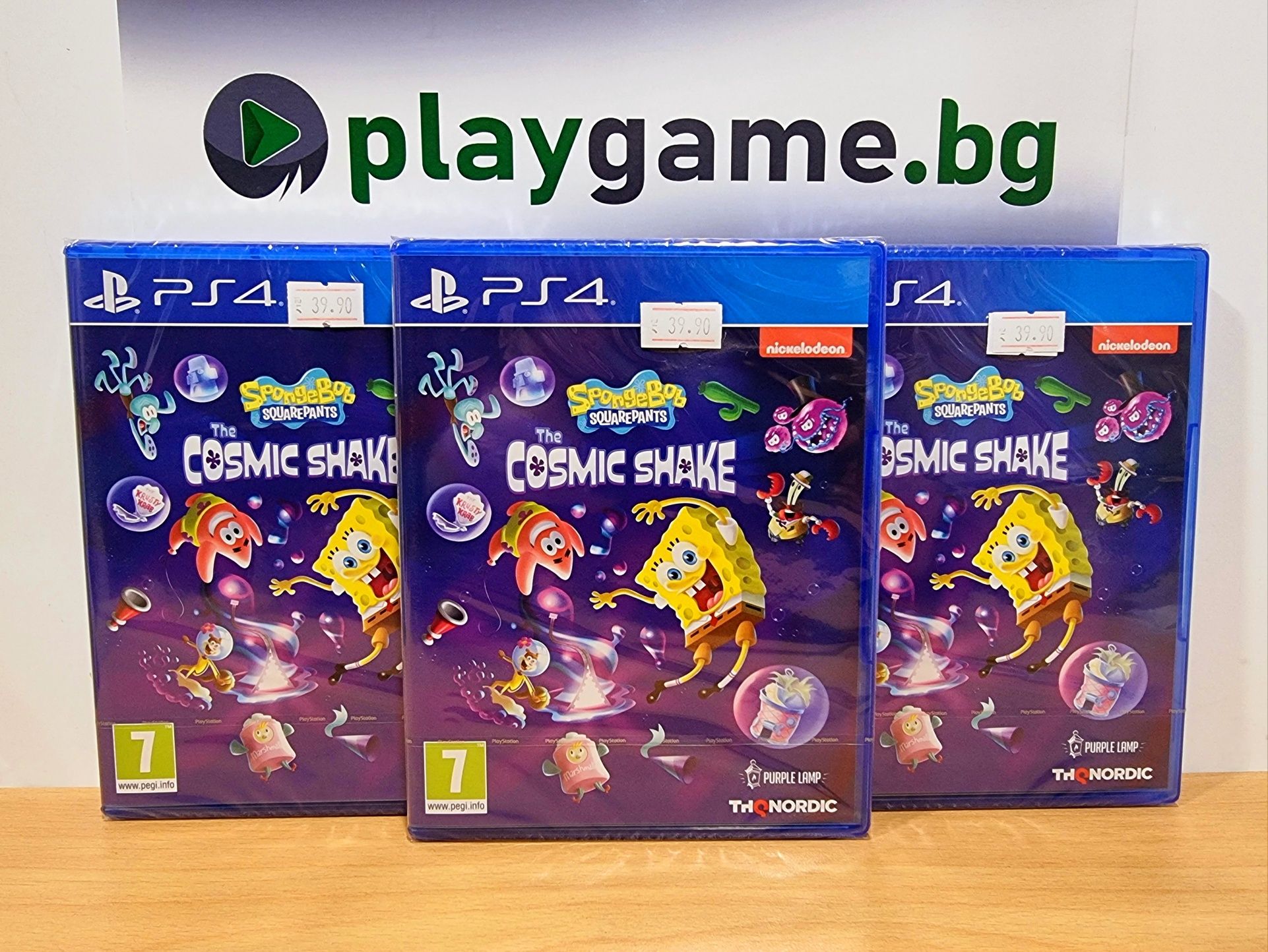 Чисто нова игра Spongebob SquarePants COSMIC Shake за PS4