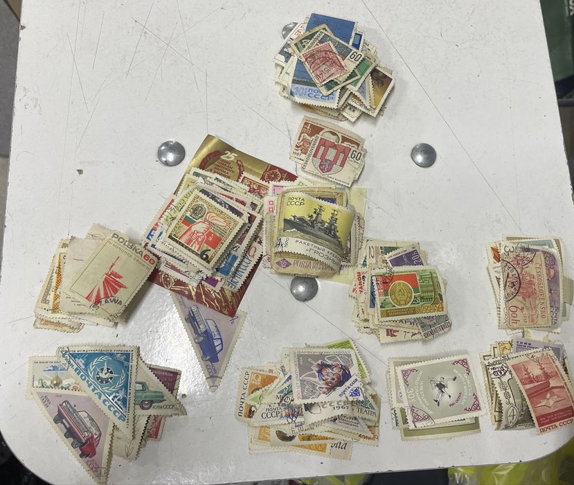 Марки почтовые 273шт. СССР, Польша и другие