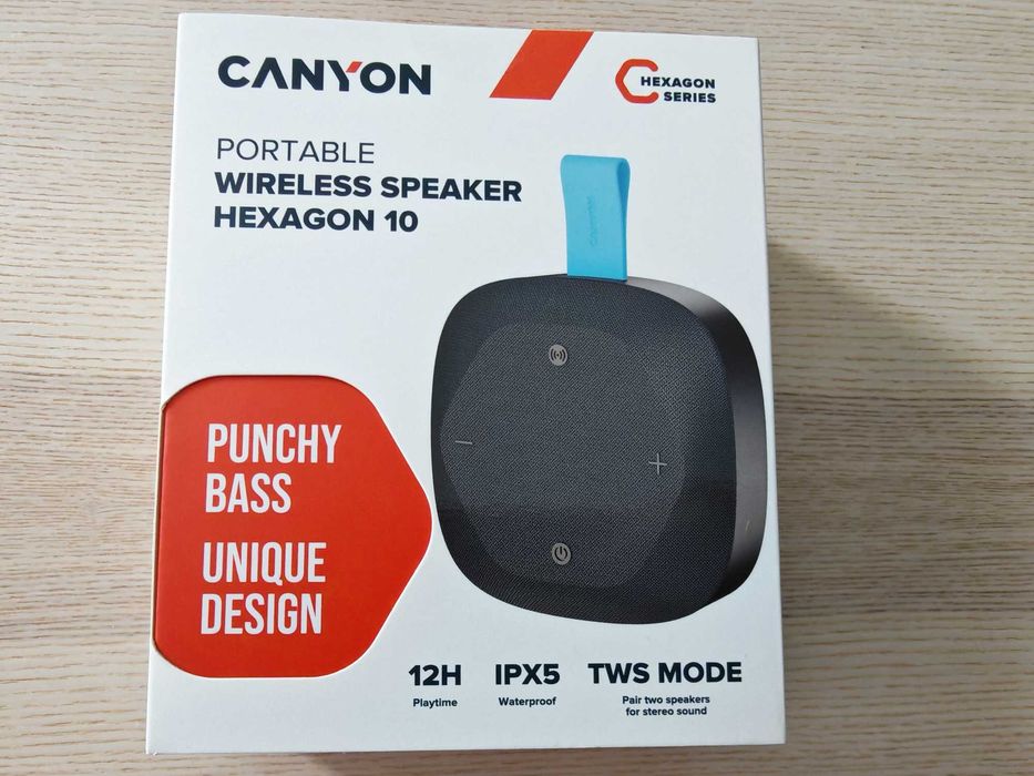 Чисто нова Блутут колонка Canyon Hexagon 10