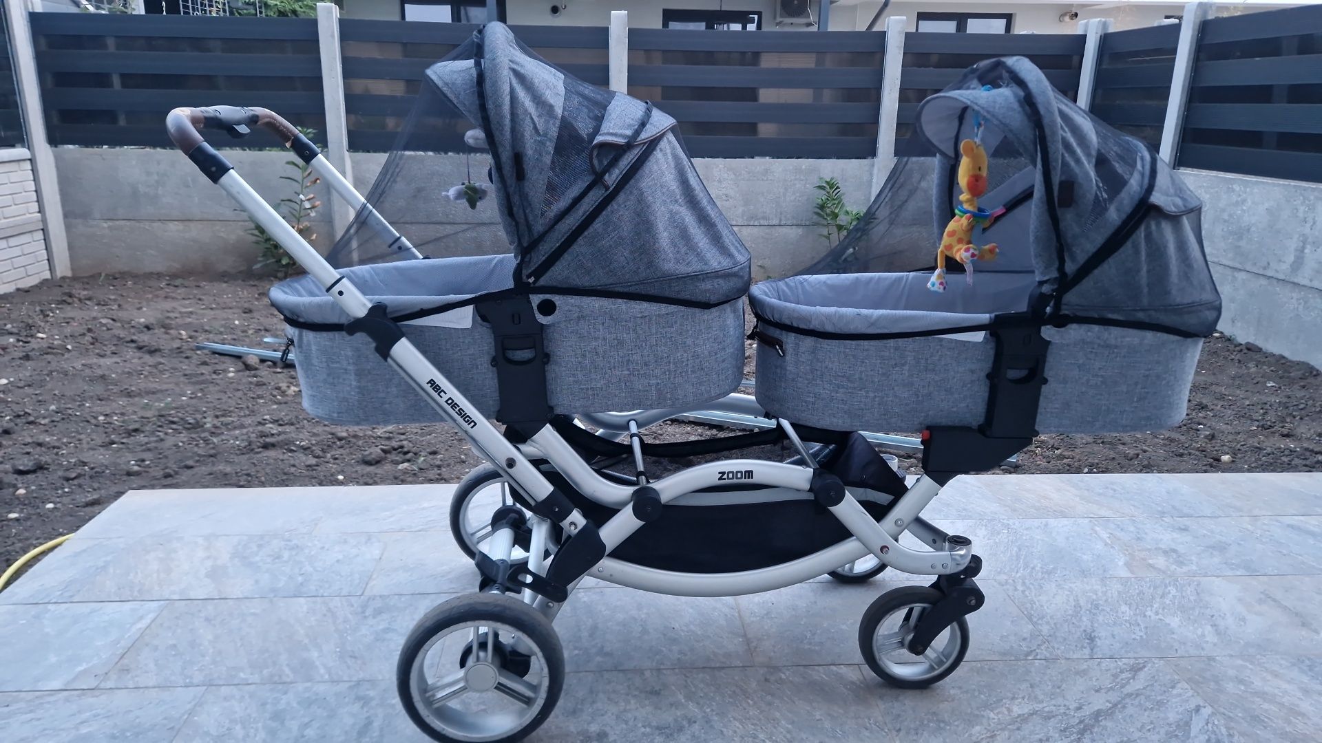 Vand carucior gemeni 3 in 1 ABC Design Zoom