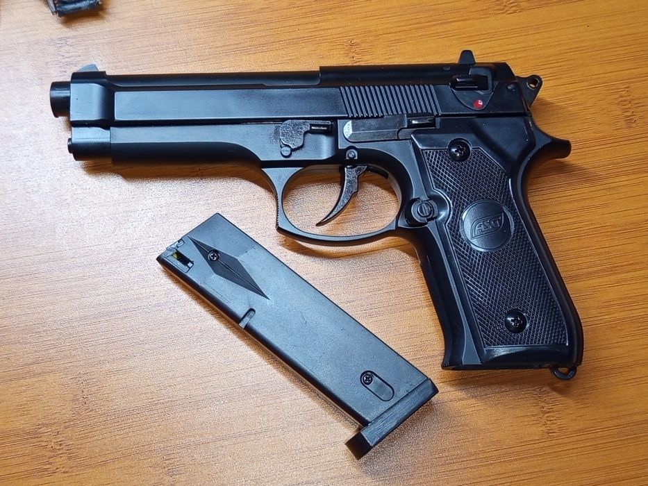 Pistol airsoft Green ASG Beretta M92F, 6 mm