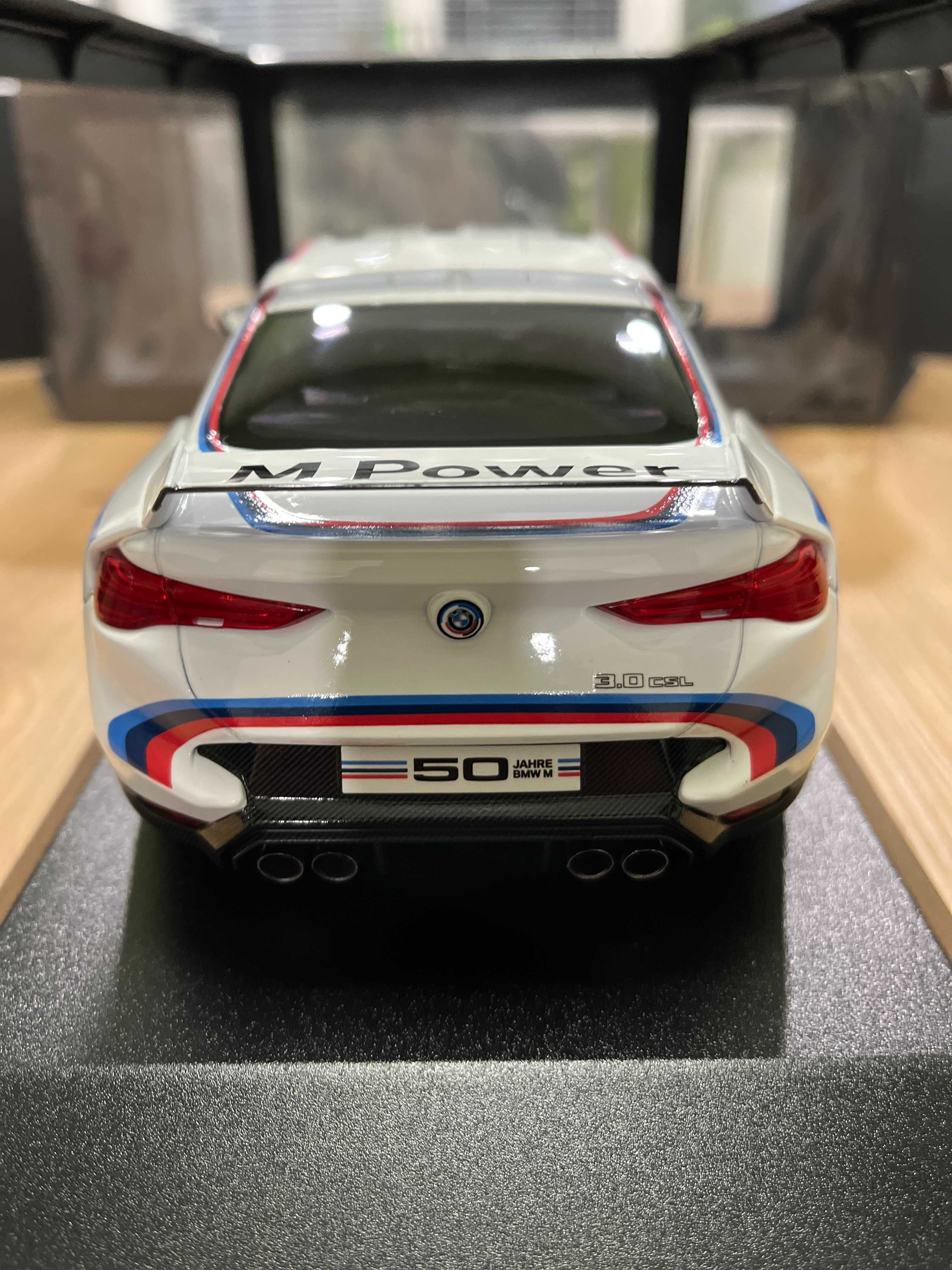 Модел на BMW 3.0 CSL - 50 години M 1:18 (Norev)