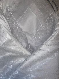 Топло Одеяло за изписване на бебе От дантела