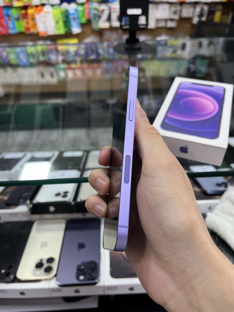 Iphone 12 64gb 85% Purple juda ideal holatda - Naqdga yoki halol nasiy