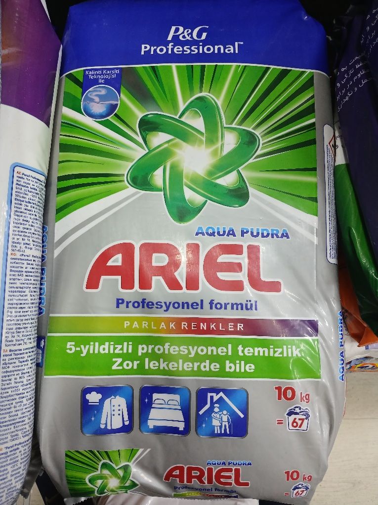 Asartiment parashoklar shampunlar tozalash vositlari