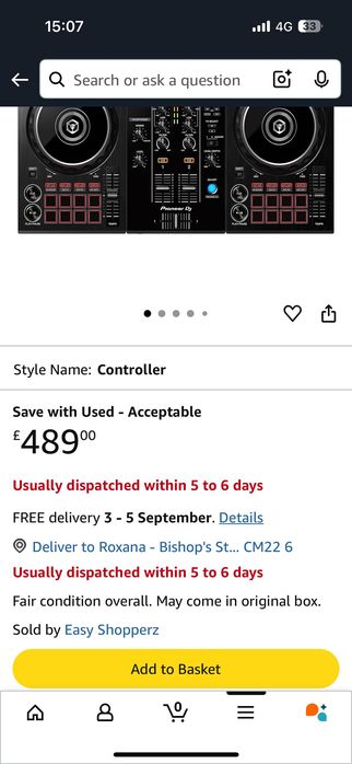 Consolă recorbox Ddj400 / Pioneer