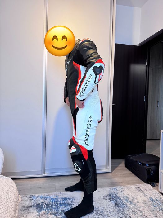 Combinezon de piele 1 piesa ALPINESTARS MISSILE V2 TECH AIR READY
