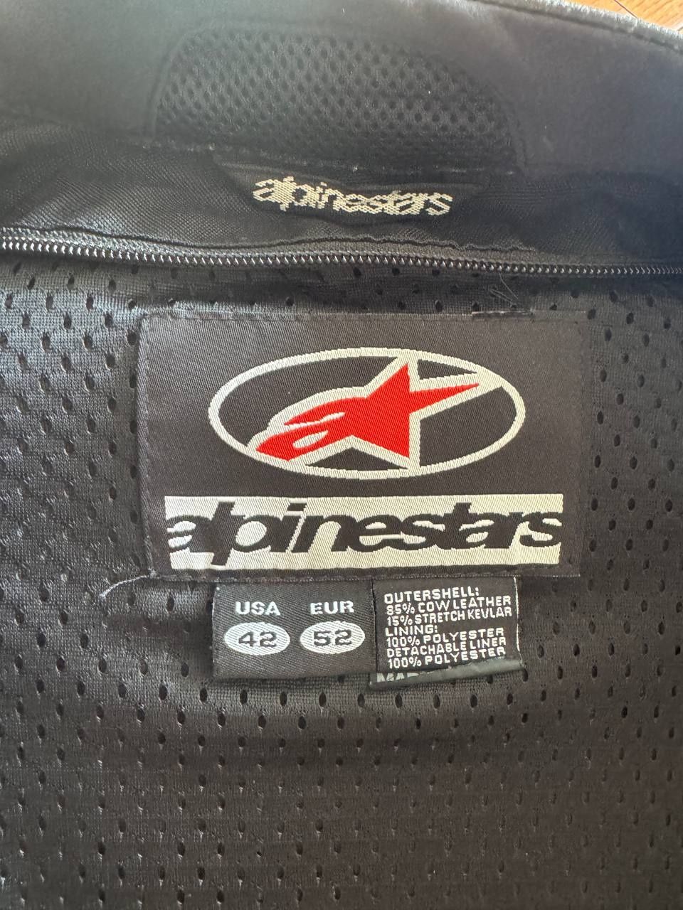 Alpinestars кожен екип яке (52) + панталон (50)