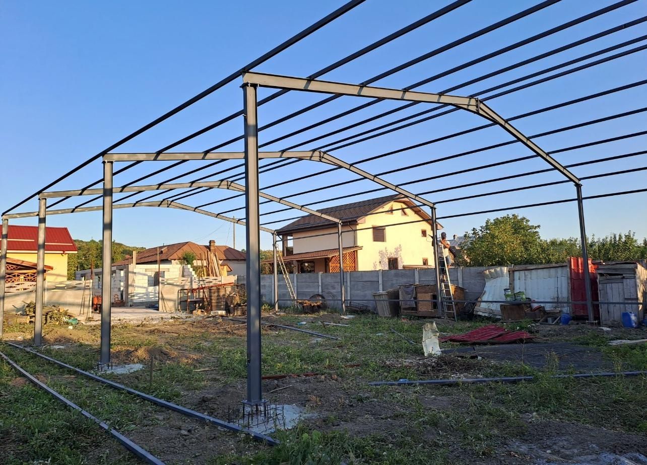 Vand hala metalica pe structura metalică 11×25-5h
