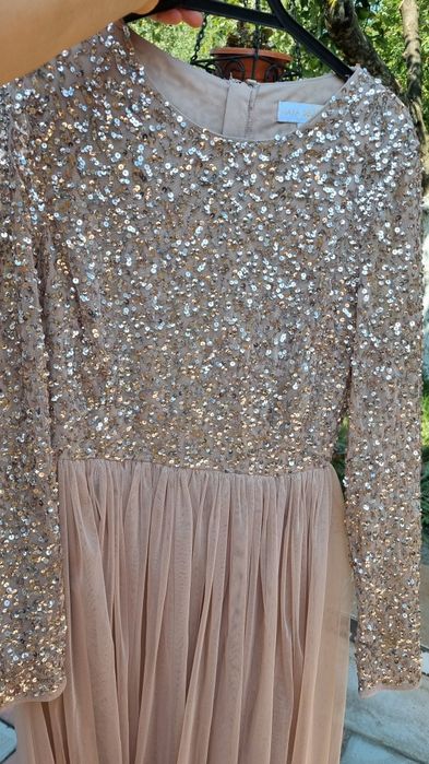 Rochie eleganta de dama masura M, Maya Bridesmaid, midi, o purtare