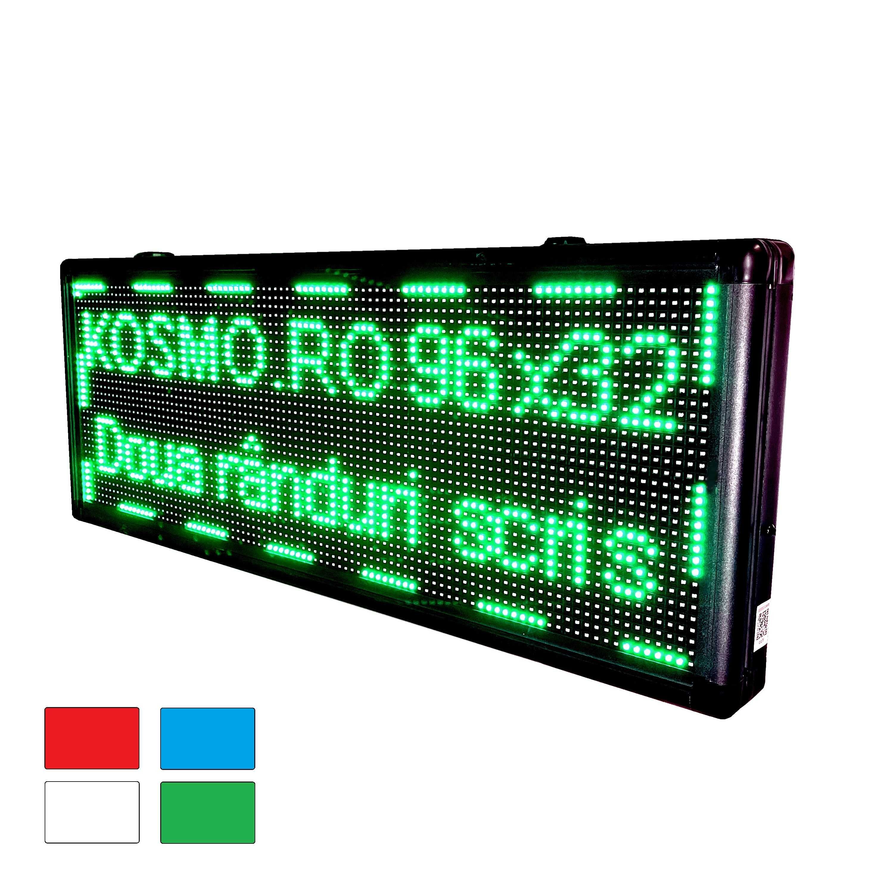 Reclama firma luminoasa LED 100x40 cm text programabil aplicatie