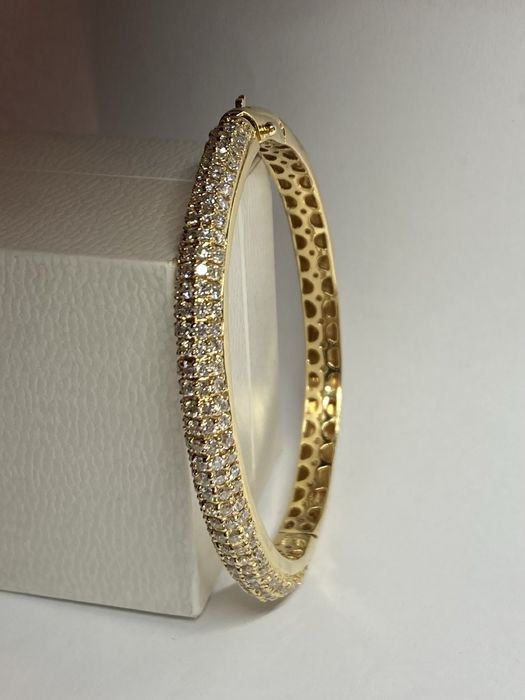 Bratara aur 18kt.diamante 3.30 ct