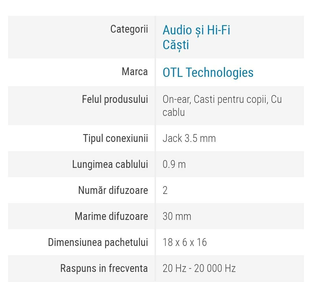 Casti pentru copii Batman 3-7 ani