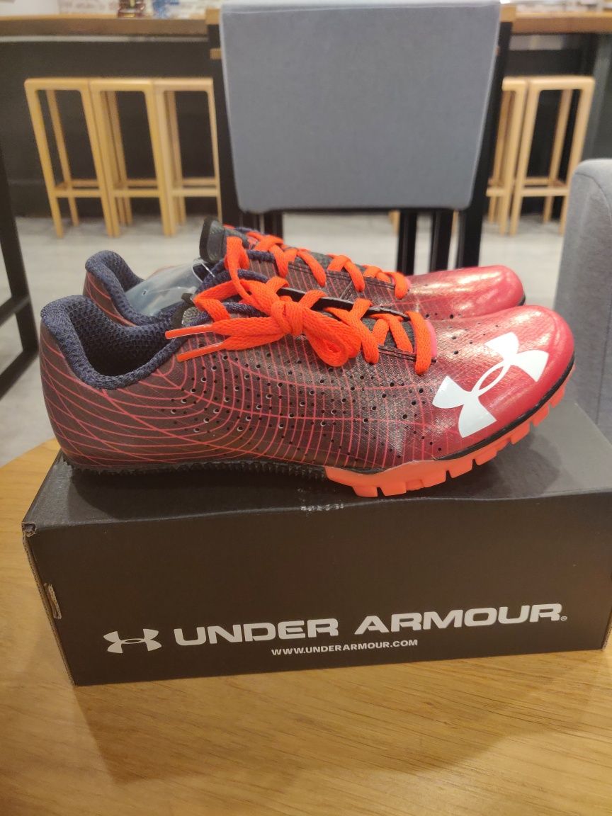 Шпайкове Under Armour Kick Sprint 3 Red/Black номера  40.5, 42, 44