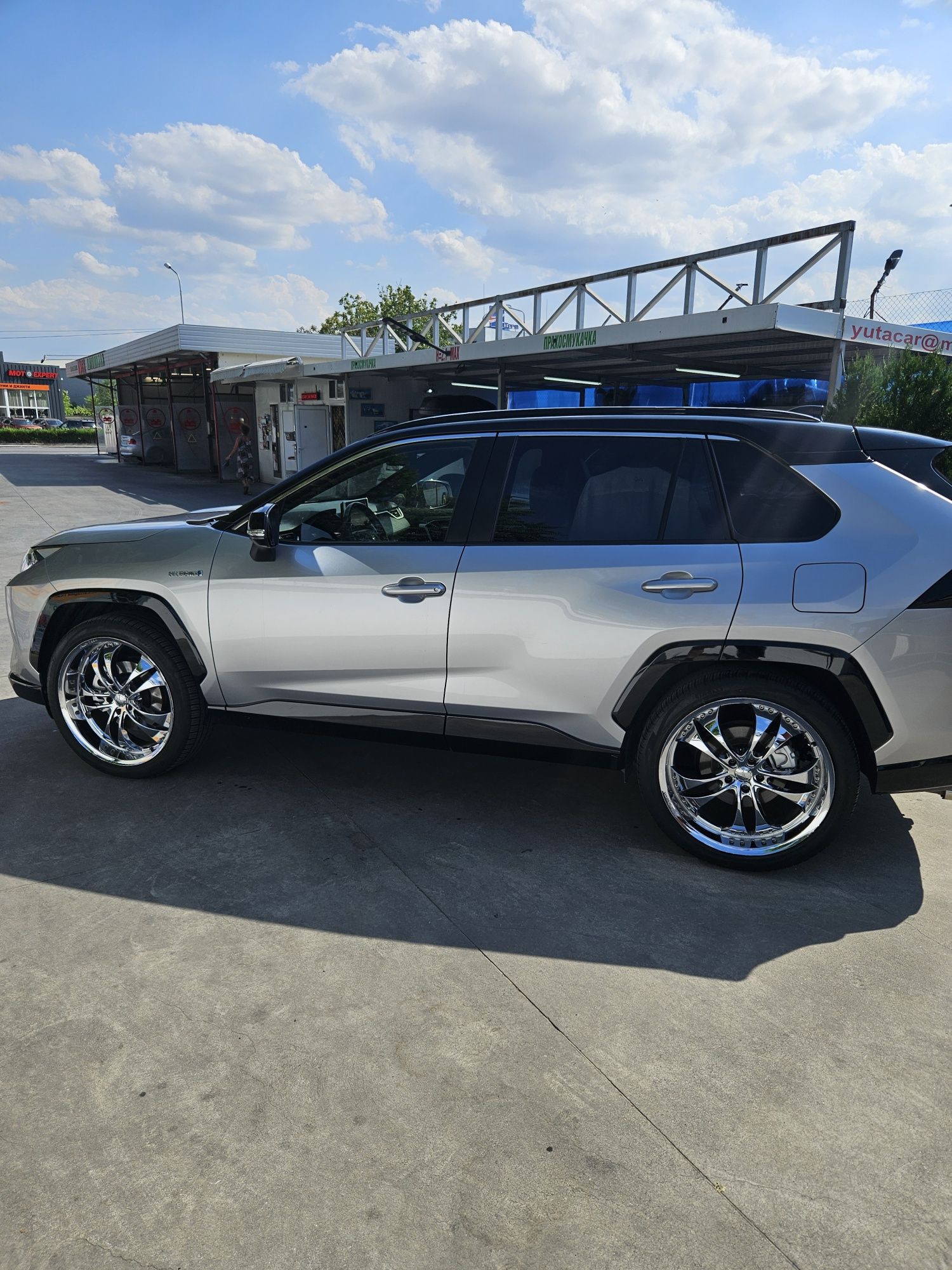 Алуминиеви джанти toyota lexus mazad kia  с гуми 5х114,3 22" хром нике