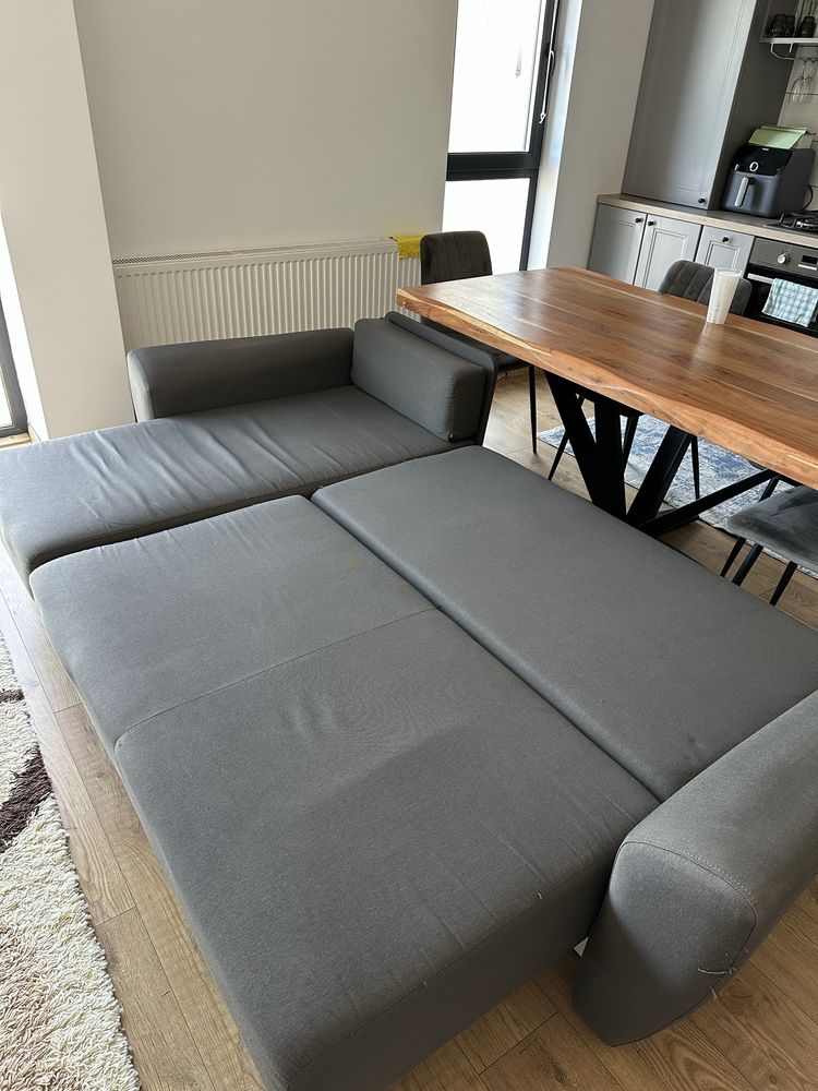 Canapea extensibila gri