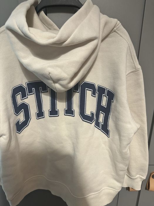 Бежов суичър ZARA -Stitch 120 см