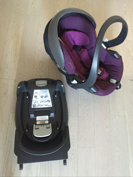 Столче за кола Stokke, съвместимо  с количка, лилав цвят