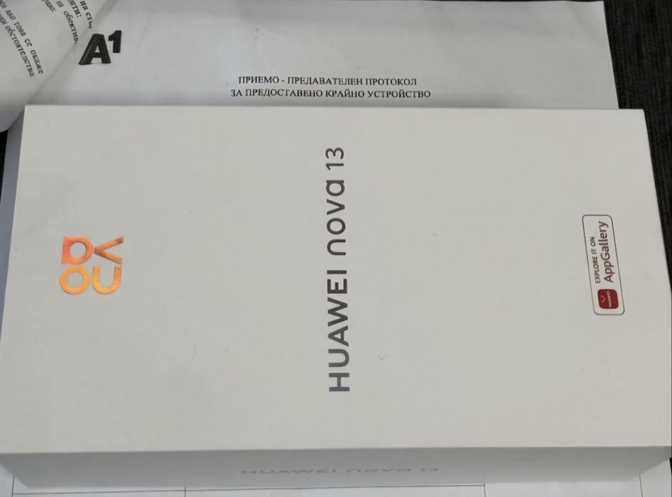 КАТО НОВ 256GB Huawei Nova 13 A1 Гаранция до 2027г. Black / Черен