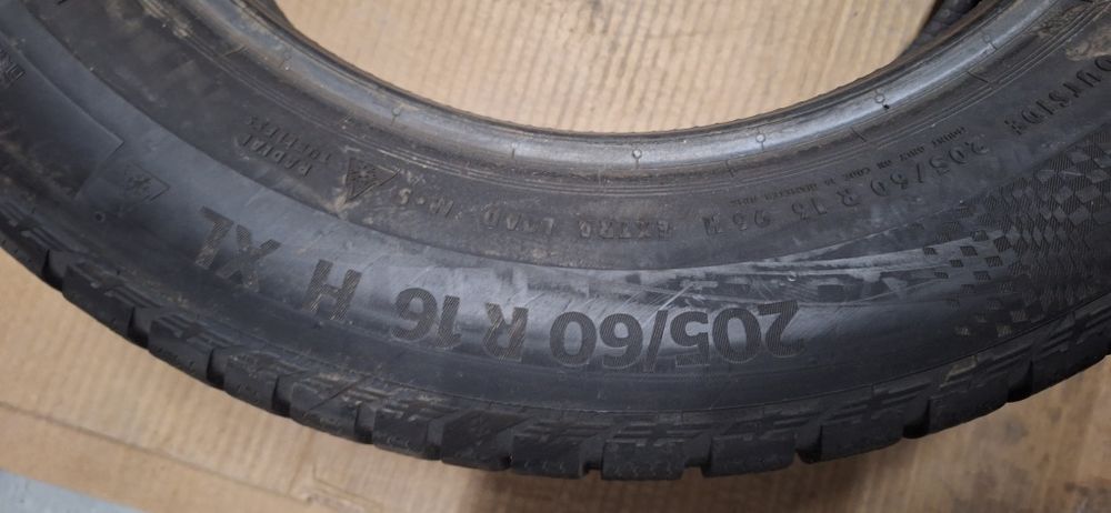 8мм! 205 60 16 Continental wintercontact ts 860S* BMW