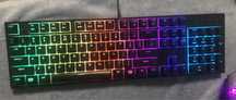 Tastatura gaming Cooler Master, RGB, negru, semi-mecanică