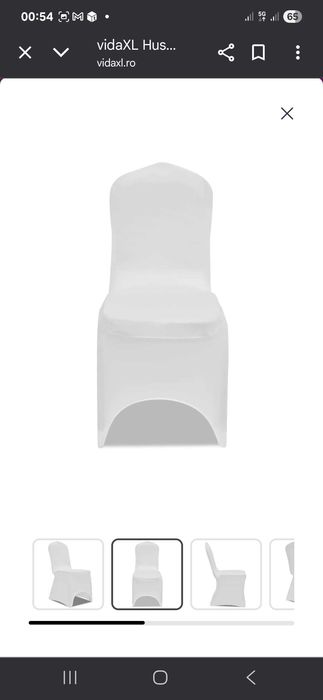 Huse scaune restaurant/albe