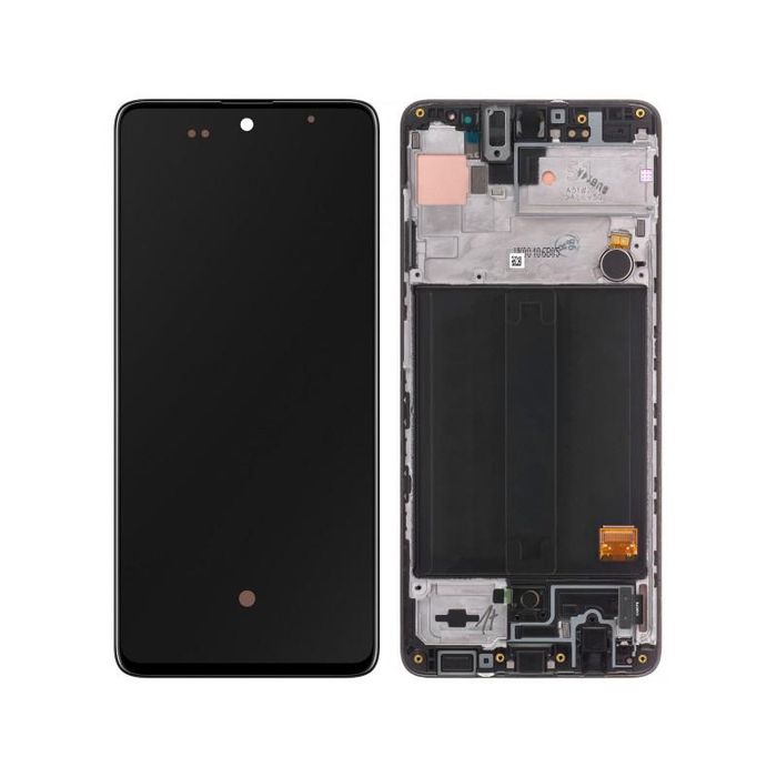 Display cu Touchscreen Samsung Galaxy A51 A515  cu Rama  Negru  Servic