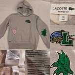 Hanorac Lacoste mărimea 3 cu glugă casual sport bumbac